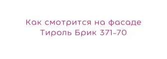 Тироль Брик 371-70